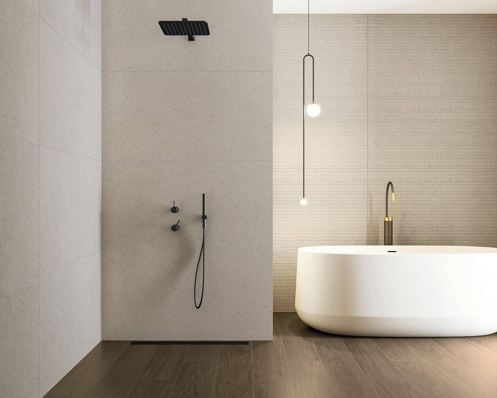 Beige Matt Rect 100x100